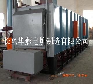 Aluminum alloy trolley type aging furnace