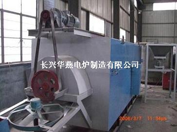 Continuous air bluing furnace